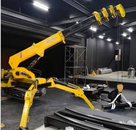 Lifting equipment for small spaces