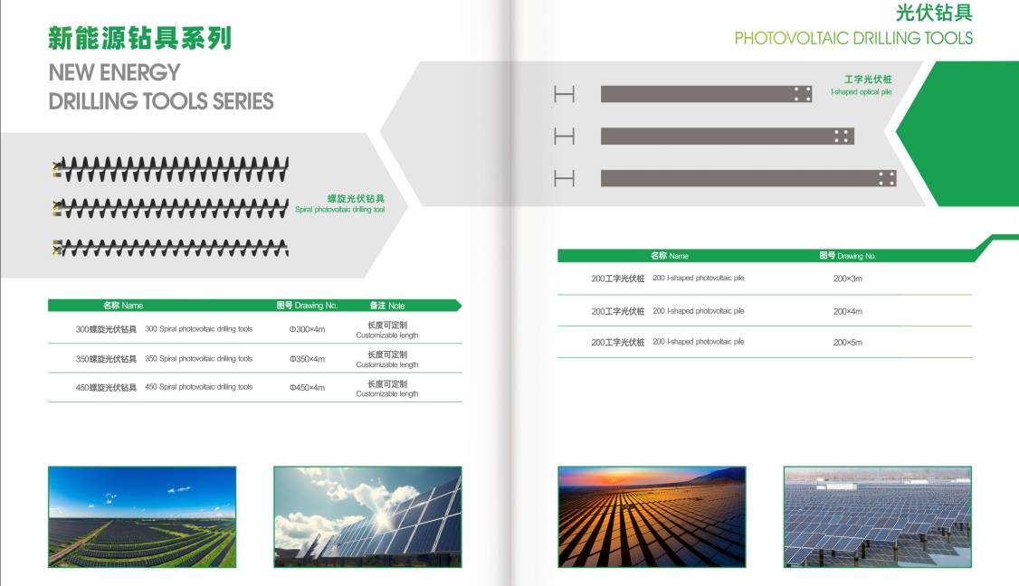 PHOTOVOLTAIC DRILLING TOOLS