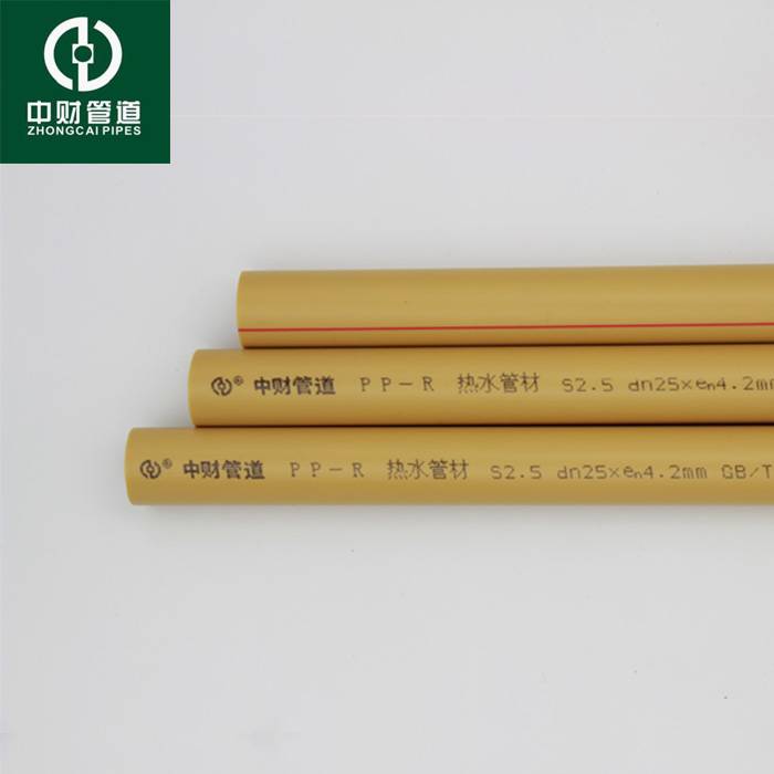 Polypropylene (PP-R) pipes for hot and cold water