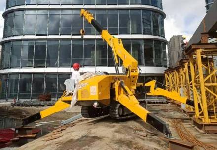 Mobile hydraulic small crane
