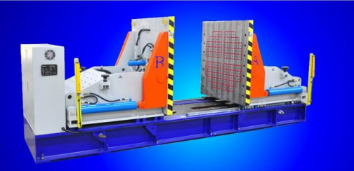 Horizontal die parting machine