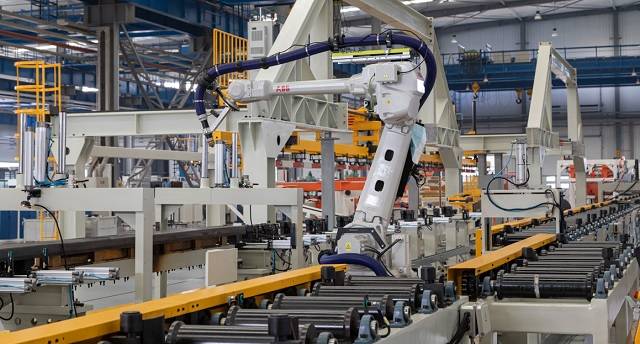 CNC ROBOT CUTTING LINE FOR AUTOMOBILE U BEAM