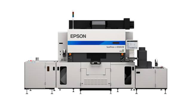 Epson SurePress L-6534VW 高速UV行式打印头数码喷墨标签印刷机