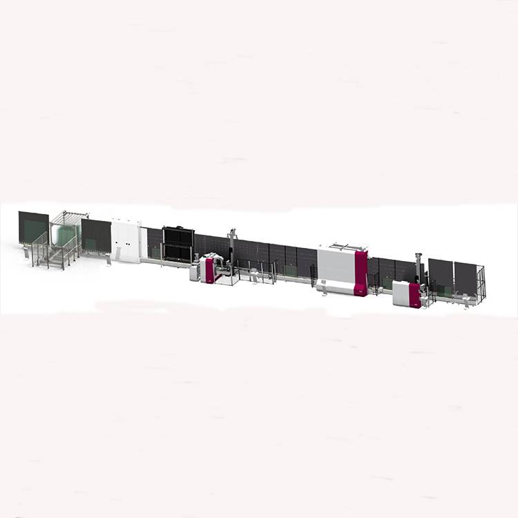 Unmanned intelligent control insulating glass production line