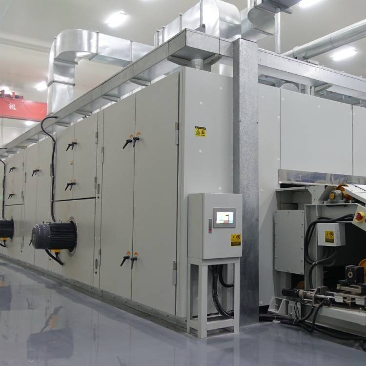 Hot air non-woven fabric setting machine