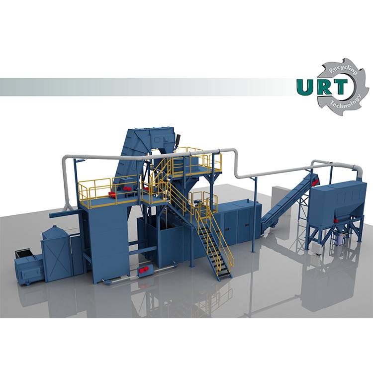 Drum cartridge recovery processing line