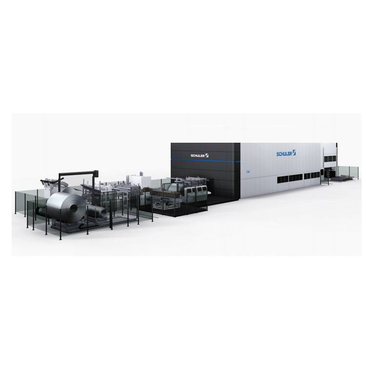 Laser blanking line