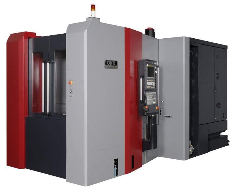 Horizontal machining center