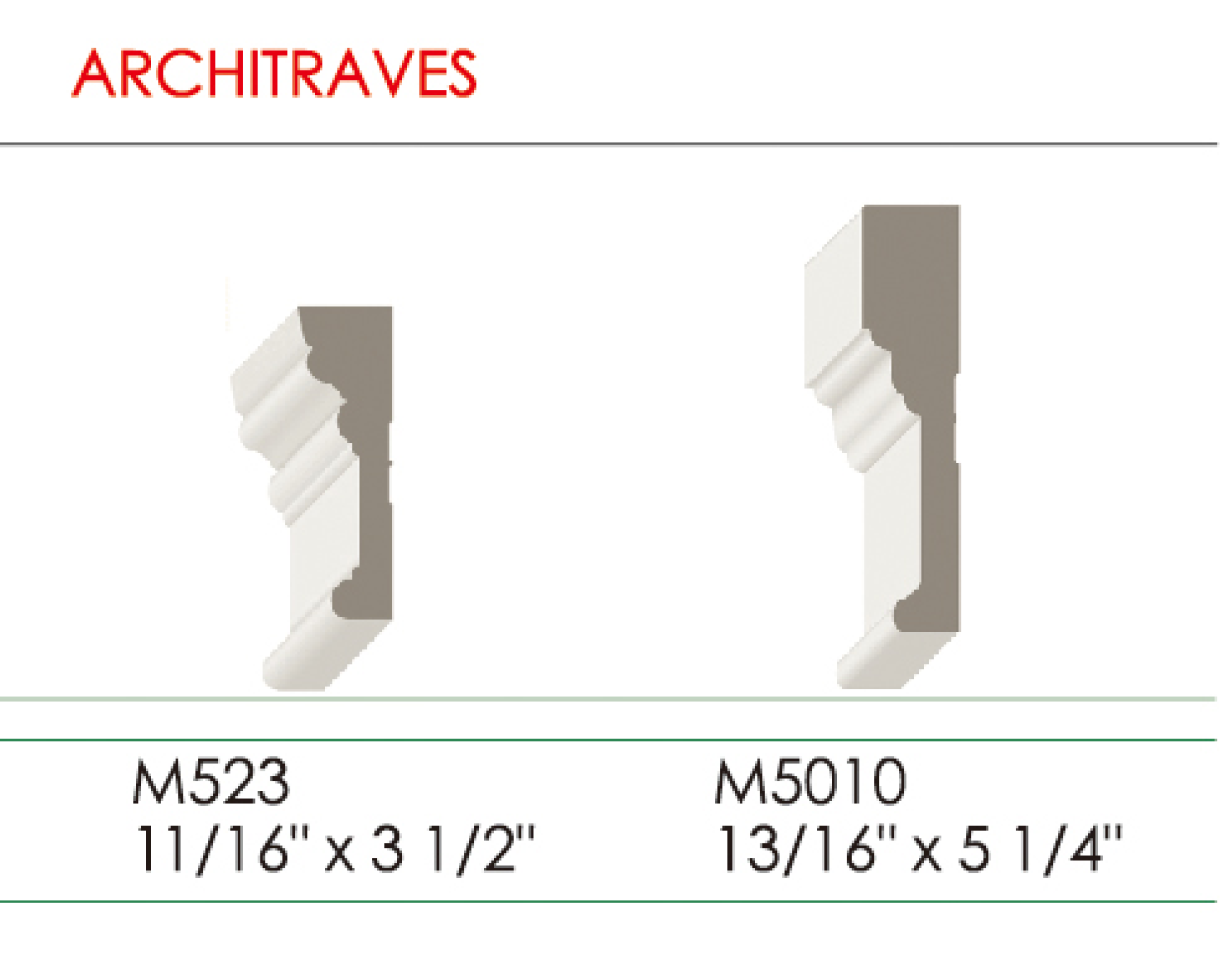 Architraves